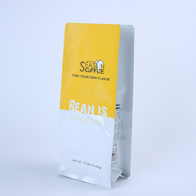 کیسه بسته بندی تخت 250 گرم 8oz پلاستیکی کیسه لوبیا 120 گرم قهوه با شیر