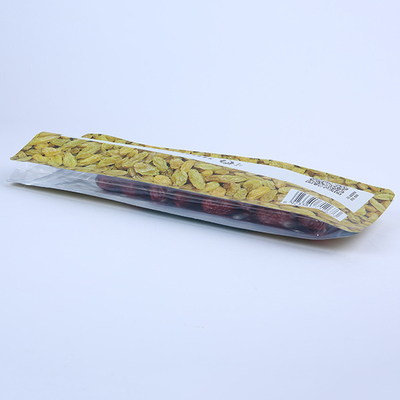 Heat Seal Back 60mic Stand Up Bags Printing Side Gusset Mylar Bag for Sugar