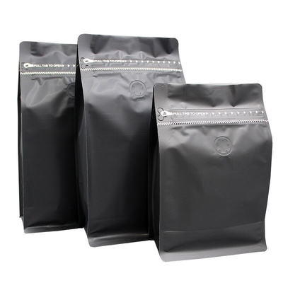 کیسه بسته بندی تخت 250 گرم 8oz پلاستیکی کیسه لوبیا 120 گرم قهوه با شیر